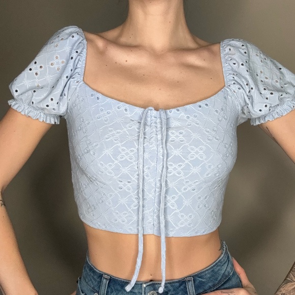 Blue Garage CropTop - Picture 4 of 4